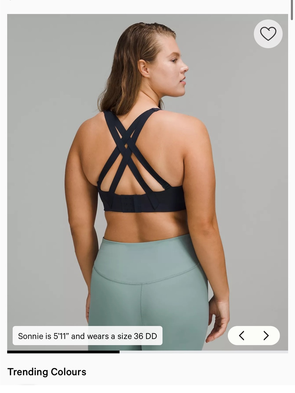 lululemon athletica Black Strappy Crisscross Back Sports Bra